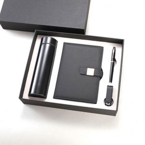 2025 <b>Journal</b> Hardcover <b>Planner</b> Lined Customized PU Leather Cover Red Notebook Paper Stationery Stationary Gift Set with Pen - Product Image 1