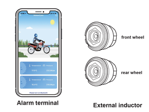 LONAUTO <span class=keywords><strong>Moto</strong></span> Capteur TPMS Détecteur de <span class=keywords><strong>pression</strong></span> des pneus Free APP tpms surveillance de la <span class=keywords><strong>pression</strong></span> des pneus et de la <span class=keywords><strong>pression</strong></span> - Product Image 3