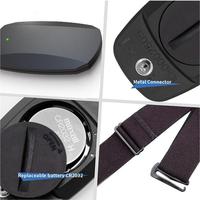 Ceinture de poitrine cardiofréquencemètre à succès avec capteur sportif BT5.0 ANT+ et suivi d'activité CL806 OEM