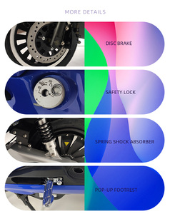 Goldenlion 90 km/h 5000W longue portée meilleure qualité cee <span class=keywords><strong>moto</strong></span> électrique - Product Image 5