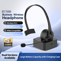 Soyto T490 BT sans fil affaires téléphone casque casque pour bureau centre d'appel école PC ordinateur portable camion ordinateur trucs ventes