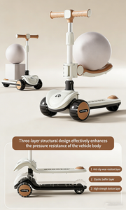 Trottinette pliable pour enfants à trois roues, modèle 2026, prix de gros abordable, vente chaude, pour usage extérieur - Product Image 2