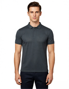 เสื้อเชิ้ตแขนสั้นสไตล์ซาฟารีสำหรับผู้ชาย ผ้าสแปนเด็กซ์/โพลีเอสเตอร์ น้ำหนักเบา แห้งเร็ว ไม่ยับ ระบายอากาศได้ดี แบบถัก - Product Image 2