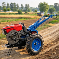 Mini-tracteur, motoculteur à moteur diesel pour le labour, la culture et les travaux agricoles dans les petites exploitations