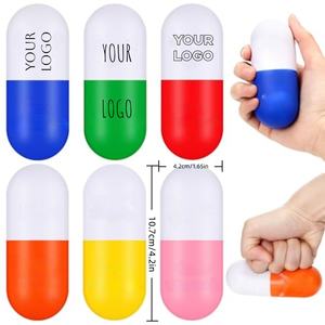 Palline Antistress Personalizzate con Logo, Stampa Serigrafica, Palline in Schiuma Motivazionali per Supporto Emotivo, Regali di Apprezzamento - Product Image 1