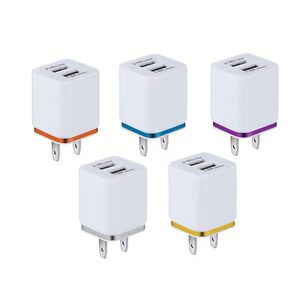 Wholesale <b>Cheap</b> Price USB Wall Charger 2.1A 5V EU/US Plug Standard US Wall Charger Fast Charging Smart Phone Wall Charger - Product Image 1