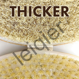 Cepillo de baño de madera seca con logotipo personalizado, cepillo corporal de cerdas naturales, cepillo corporal suave exfoliante para piel muerta - Product Image 3