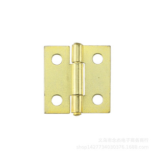 Bisagra para Muebles de 25x24mm, Hierro Amarillo G20, Montaje en Superficie, Bisagra para Caja de Regalo - Product Image 5