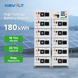 แบตเตอรี่ KEVOLT แบบติดตั้งบนแร็ค แรงดันสูง 180kWh LiFePO4 สำหรับระบบพลังงานแสงอาทิตย์แบบออฟกริด - Product Image 1