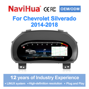 Tableau de bord numérique Navihua pour Chevrolet Silverado GMC Sierra 2014-2018 - Product Image 2