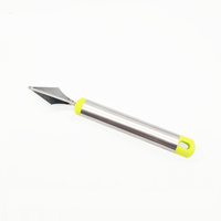 Product 3 Stuks Keuken Fruit Snijwerk Gereedschapsset Roestvrij Graven Fruit Kit Met Roestvrijstalen Handvat