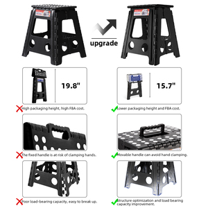 كرسي بلاستيكي محمول قابل للطي للأطفال للاستخدام الخارجي بتصميم جديد بالجملة - Product Image 6