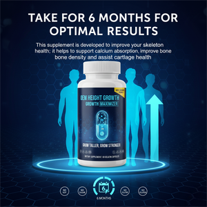 Integratore di Calcio a Base di Erbe del Produttore OEM, Capsule per il Supporto della Forza Ossea con Vitamine D3, K2 e Magnesio - Product Image 6