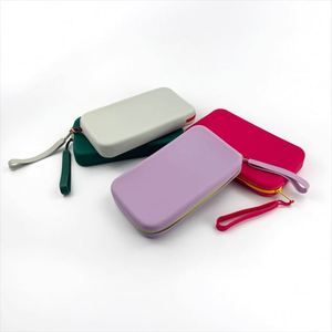 Fashionable Large Capacity Candy Soft Handle Zipper Waterproof <b>Makeup</b> <b>Brush</b> Pouch Travel Portable Stylish Cosmetic Storage <b>Case</b> - Product Image 3