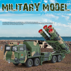Modèle de véhicule de missile anti-aéronautique longue portée HQ-9 en alliage moulé sous pression, échelle 1:40, jouet de voiture, cadeau d'anniversaire - Product Image 4