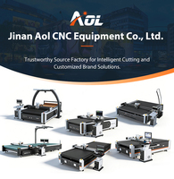 Mesa de Corte Plana CNC Digital AOL de Alta Precisión con Alimentación Automática para Prendas, PVC, Telas y Alfombras con Cuchilla Oscilante