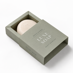 Free Simple Custom Printed Logo Eco Kraft Paper Handmade Drawer Packaging <b>Box</b> Soap <b>Box</b> Packaging Craft Sleeve <b>Box</b> with Ribbon - Product Image 2