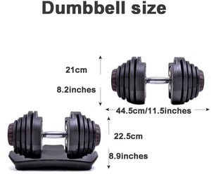 Set di <span class=keywords><strong>Manubri</strong></span> Automatici da 40kg per Palestra Domestica, Peso Regolabile, Allenatore Muscolare, <span class=keywords><strong>Manubri</strong></span> per Sollevamento Pesi per Uso Domestico - Product Image 6