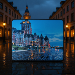 Alfombrilla de ratón 29x23 cm con diseño de paisaje urbano, accesorio para escritorio de oficina y juegos - Product Image 3