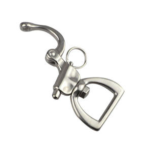 Manille à mors pivotante en acier inoxydable 316 HAICE, 12x70 mm, à dégagement rapide, pour yacht, bateau, quincaillerie, nouvelle gréement de voile - Product Image 6