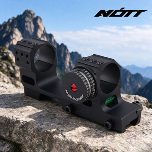 Support de lunette NOTT 30 mm monobloc, hauteur 1,46 po, compatible avec base de 20 mm, équipé d'un niveau à bulle - Product Image 1