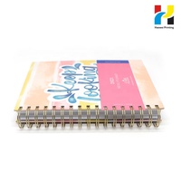 Impression de planificateurs spirales A5 personnalisés, carnets à spirales couleur pleine pour le bureau et la papeterie, usine chinoise