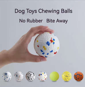 Balle à mâcher indestructible en mousse écologique pour les mâcheurs agressifs |   Jouet flottant léger et solide pour chien - Style amusant pour usage quotidien - Product Image 4