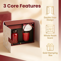 Coffret Cadeau de Luxe en Gros pour l'Aromathérapie – Ensemble de Bougies Parfumées et Diffuseurs à Bâtonnets pour Mariages, Cadeaux d'Entreprise et Fêtes