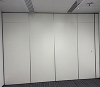 Cloison pliante manuelle, paravent coulissant, séparateur modulaire en aluminium pour hôtel, salle de classe, insonorisation