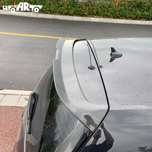 Alerón Trasero HS de ABS con Apariencia de Fibra de Carbono de 2ª Generación para VW Volkswagen <span class=keywords><strong>Golf</strong></span> 7 <span class=keywords><strong>Golf</strong></span> 7.5 MK7.5 2012 2013 2014 2015 2016 2017 - Product Image 4