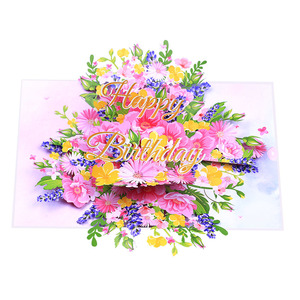 Biglietti d'auguri di <span class=keywords><strong>buon</strong></span> <span class=keywords><strong>compleanno</strong></span> in carta Pop up 3D con busta per forniture per feste di <span class=keywords><strong>compleanno</strong></span> - Product Image 5