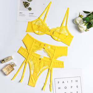 Novedad en ropa interior sexy-porno para mujer, lencería de encaje corporal, ropa interior, ropa de dormir, pijama con anillo de acero, conjunto de lencería Sexy, lencería femenina - Product Image 6