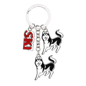 Personalizado Metal Edelweiss vaca nieve montaña Suiza recuerdo llavero - Product Image 5