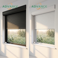 Stores enrouleurs isolants solaires réfléchissants anti-UV pour fenêtres de bureau orientées vers le soleil