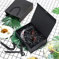 Fabricant de rubans magnétiques rigides personnalisés Boîte d'emballage en papier cadeau de luxe rigide pour extensions de cheveux vêtements à fermeture