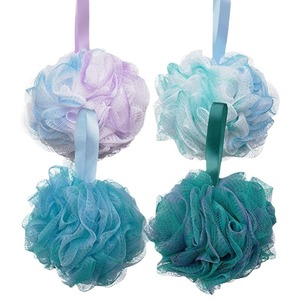 <b>Bath</b> Sponge Set 4 Pack <b>Large</b> 75g <b>Bath</b> Flower Scrub <b>Towel</b> For Daily Use - Product Image 4