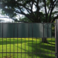 Cinta de PVC Verde de 19 cm x 35 m, Rollo de Cinta para Cercas de Jardín, Tira de Privacidad, Sichtschutzstreifen para Seguridad del Patio y Cercas de Rancho