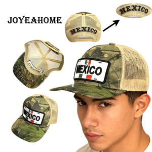 Mexica Gorra de béisbol bordada para hombre Tamaño grande Circunferencia de la cabeza profunda Sombrero de Sol Americano para exteriores Sombrero de México - Product Image 1