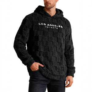 Sudadera con Capucha de Forro Polar para Hombre Los Angeles Keynote, Corte Regular, Sudadera con Capucha Cálida para Invierno, Logotipo Frontal 2024 - Product Image 3