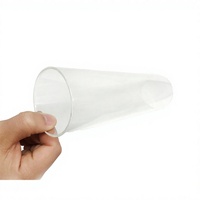 Tube de quartz de qualité semi-conductrice personnalisé, résistant à la corrosion à haute température, pureté 99,999 %, transmission UV 93 %, transparent