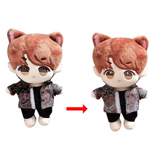 Encantadora Muñeca de Diseño Personalizado, Peluche Estilo Chibi, Mercancía Kpop, Adorable Muñeco de Peluche Humanoide con Ropa Extraíble - Product Image 4