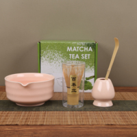 Ensemble de fouets à matcha en bambou naturel faits à la main, fouet à thé vert matcha de style japonais, accessoires pour la préparation du thé
