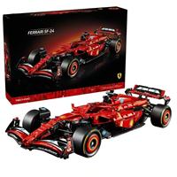 Garçons jouets nouvelle voiture technique F1 RC voiture modèle MOC blocs de construction bricolage Sport véhicule plastique briques jeu cadeaux