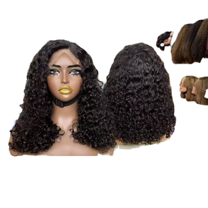 Perruque Cheveux Humains Bouclés Vietnamiens 12A, Densité 250%, Lace HD 13x4, Boucles Volumineuses, Couleur Naturelle, Remy, Sans Colle - Product Image 1