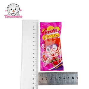 หลอดพลาสติกใส่แว่นตาแปลกใหม่ของเล่นพร้อมแยมเปรี้ยวลูกอมผลไม้เหลวดูดกลิ่นสตรอเบอร์รี่รสชาติเจลลี่เลือด - Product Image 2