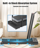 Penjualan terlaris Treadmill elektrik Mini peralatan latihan kebugaran untuk Gym rumah tanpa tes detak jantung