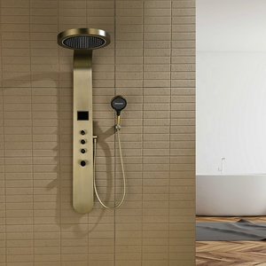 중국산 벽걸이형 다기능 LED 샤워 패널 타워 욕실 방수 레인폴 오버헤드 샤워 패널 - Product Image 2