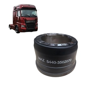 Pièces de système de freinage de camion de haute qualité, tambour de frein arrière de camion MAZ 5440-3502070 pour camion Kamaz - Product Image 5