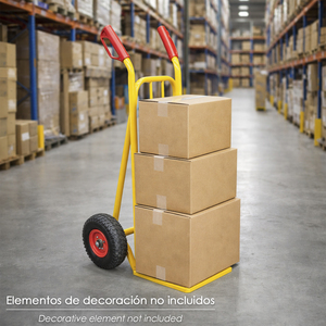 Warehouse <b>trolley</b> / Sacks Pneumatic wheels Plastic rims - Product Image 6