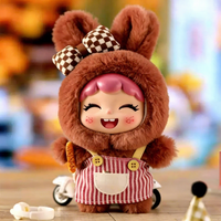 Peluche personnalisée en vinyle souple, jouet OEM ODM, animal en peluche kawaii, porte-clés en peluche personnalisé pour cadeau d'enfant et promotion de marque